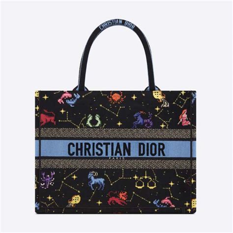 dior tote black|Dior medium book tote.